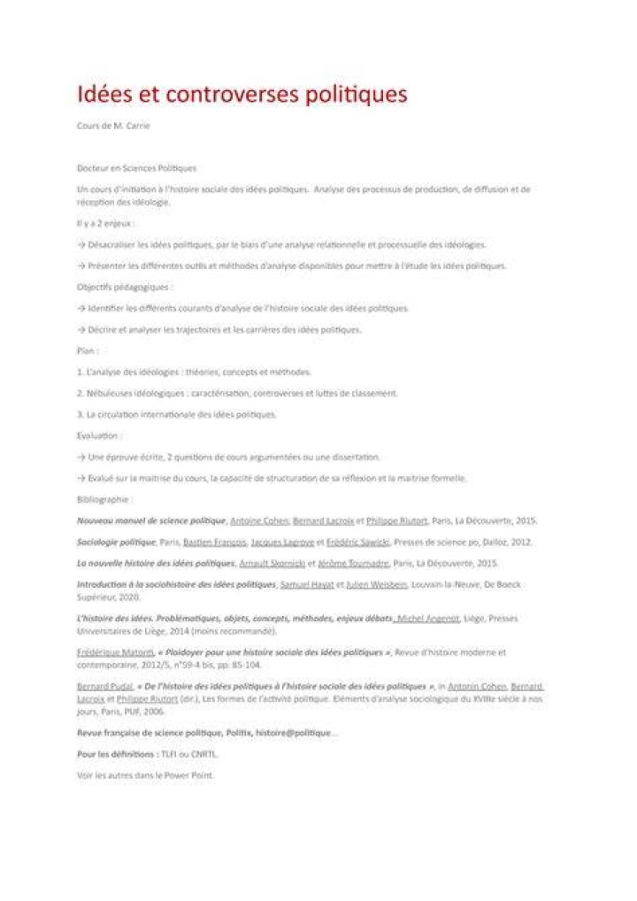 Aspirations politiques et controverses