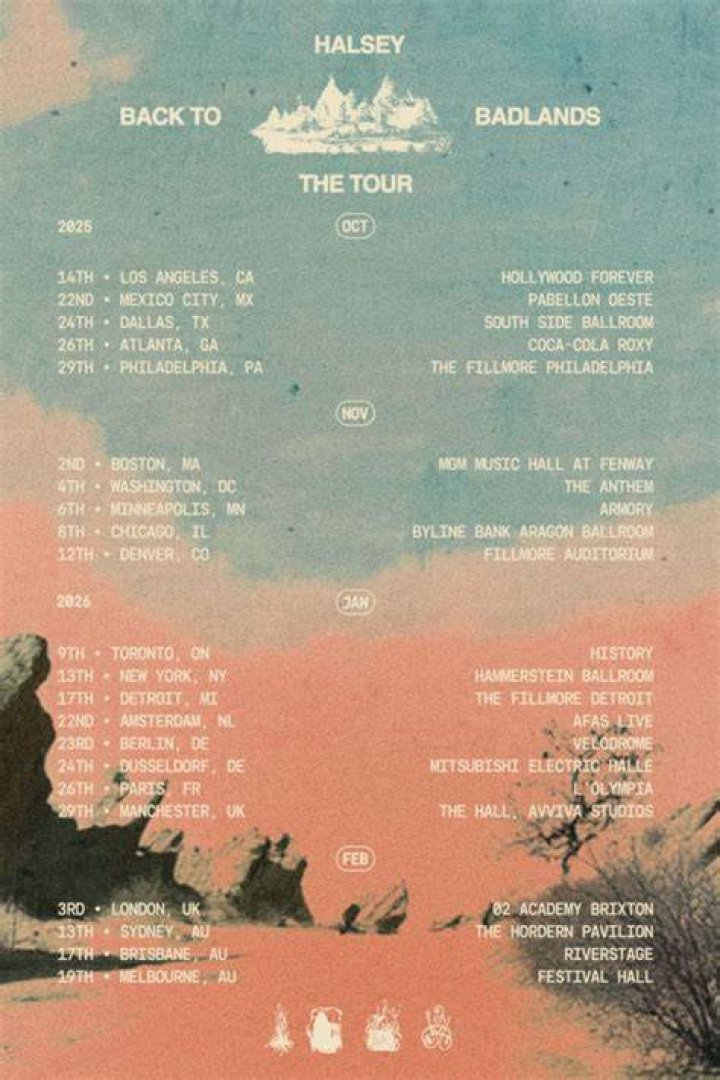BADLANDS TOUR HITS UK 2